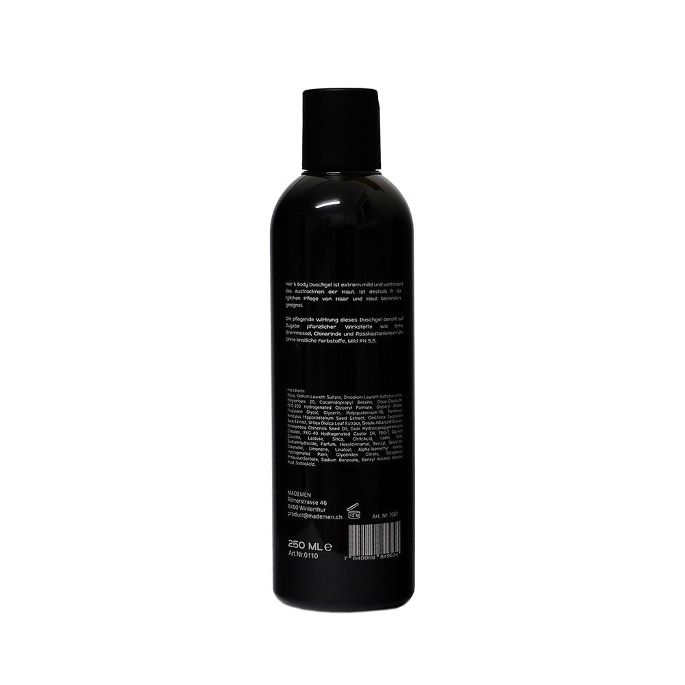 Hair and Body Duschgel / Shampoo 250ml - MADEMEN EU
