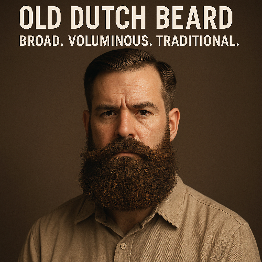 Old Dutch Beard – Broad. Bold. Traditionally Masculine.