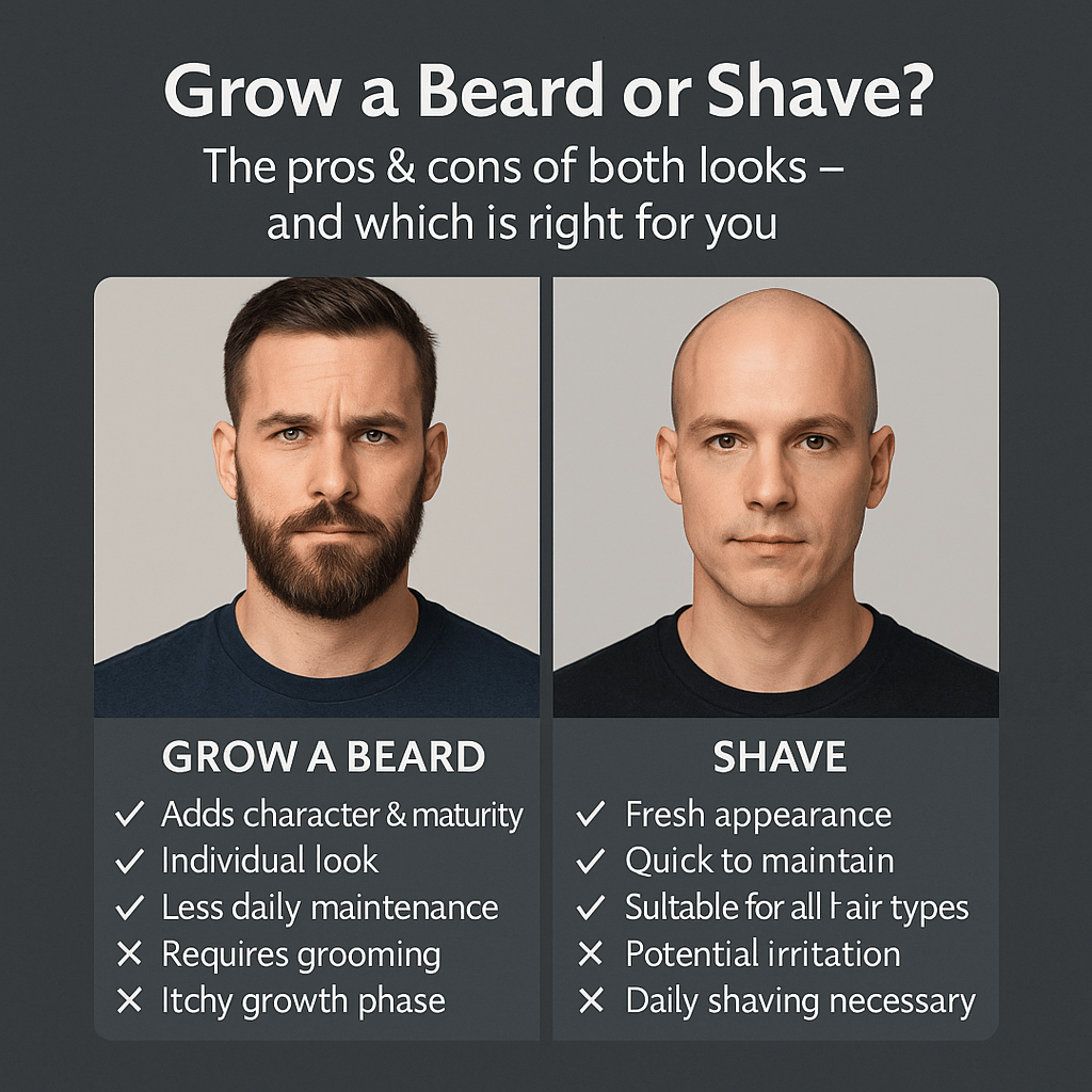 Beard or Shave? Find Your Best Look - MADEMEN EU