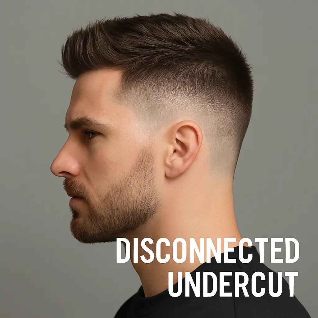 Disconnected Undercut for Men – Bold Contrast & Style