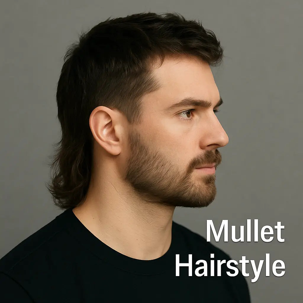 Mullet Hairstyle for Men – Retro Edge with Modern Style