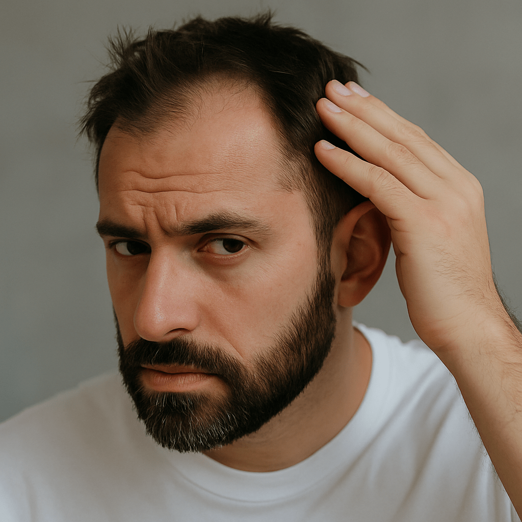 Receding Hairline in Men – Causes and  What You Can Do - MADEMEN EU